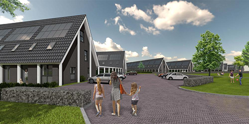 Apeldoorn nieuwbouwproject | BENG-woningen met FAKRO tuimeldakramen