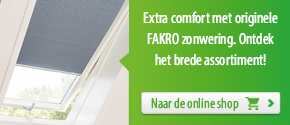 FAKRO zonwering voor dakramen online bestellen