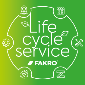 FAKRO Life Cycle Service | Duurzame & projectmatige dakraamrenovatie