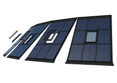 Voorbeeld PV-systemen met FAKRO dakramen